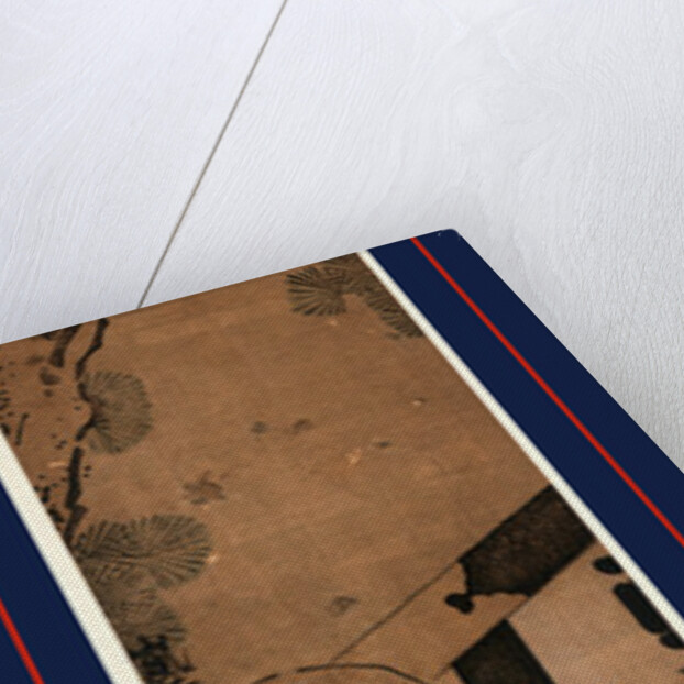 Woman Walking with a Young Woman or Maid, Returning from a Visit to a Shrine. by Anonymous