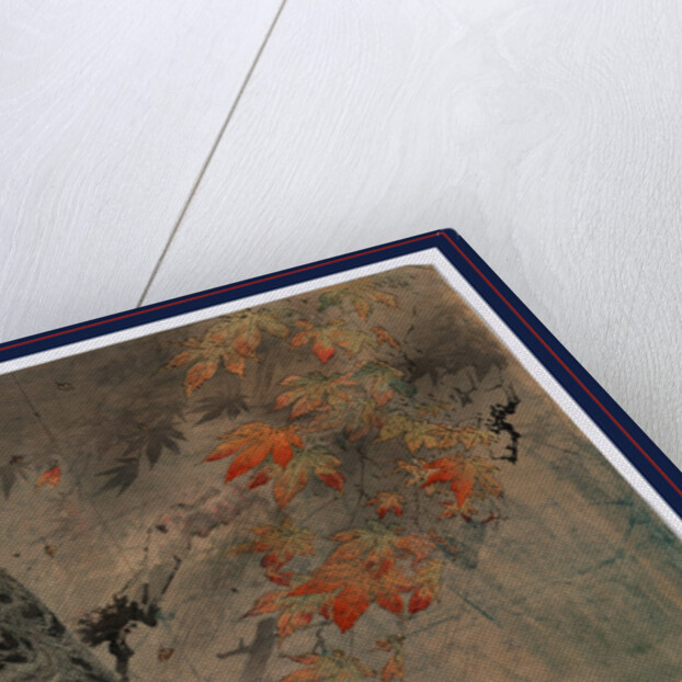 an Eagle Perched on a Branch in a Maple Tree by Anonymous