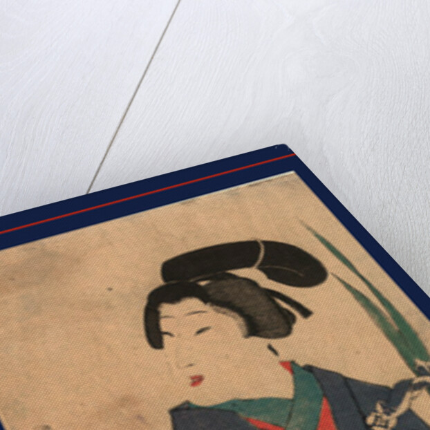 Full-Length Portrait of a Man Holding an Iris. by Anonymous