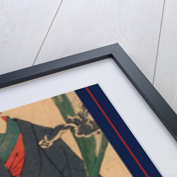 Full-Length Portrait of a Man Holding an Iris. by Anonymous