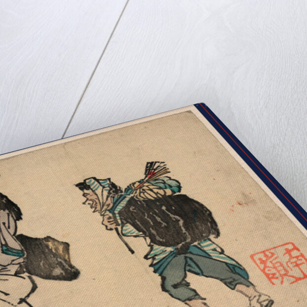 Tori no machi no kaimono, Tori no ichi shopping at the marketplace by Suzuki Nanrei