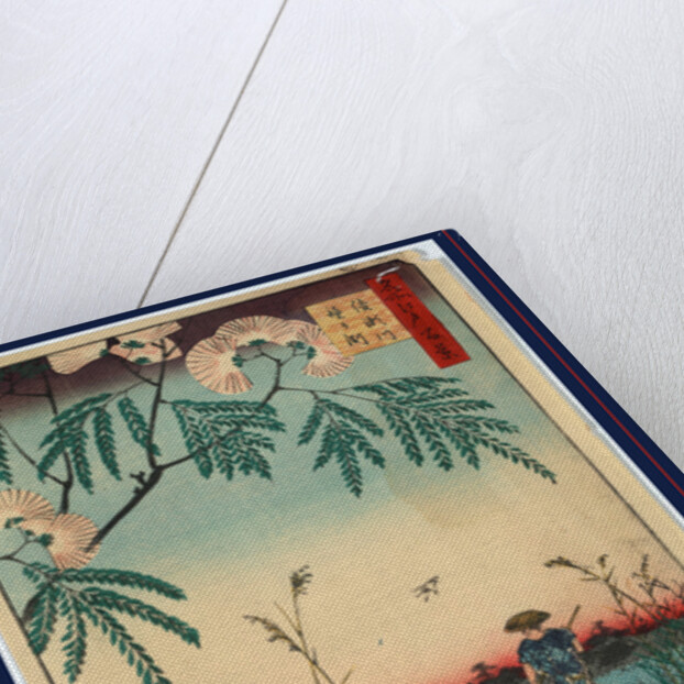 Ayasegawa kanegafuchi, Ayase River and Kanegafuchi by Ando Hiroshige