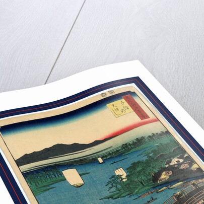 Senju no Ohashi, Senju great bridge by Ando Hiroshige