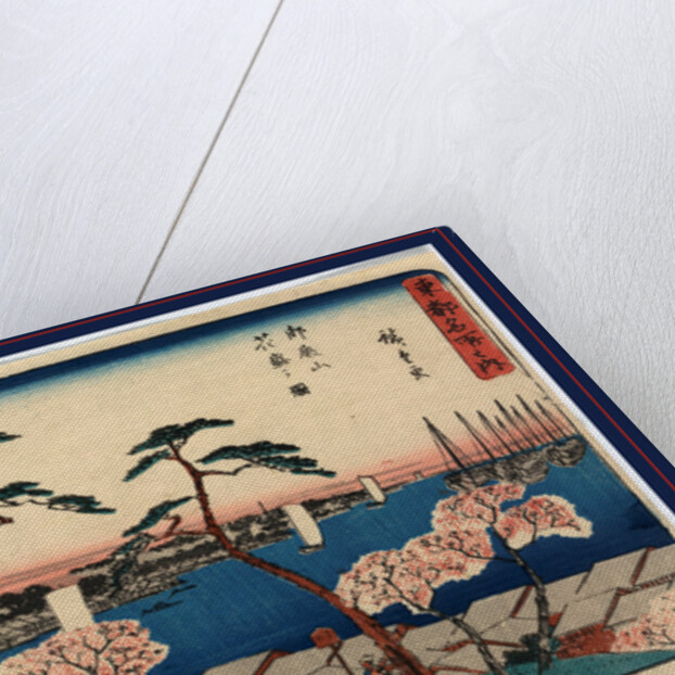Gotenyama hanazakari no zu, View of blossoms at Gotenyama by Ando Hiroshige