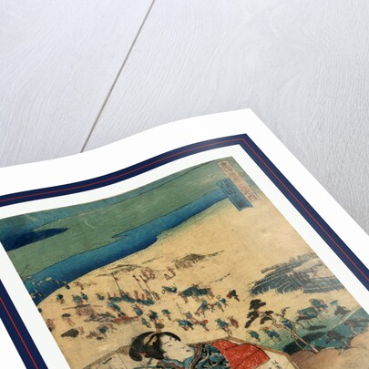 Shimada no zu, View of Shimada by Utagawa Toyokuni