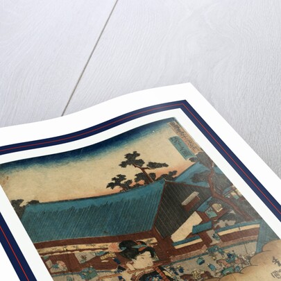 Saka no shita no zu, View of Sakanoshita by Utagawa Toyokuni