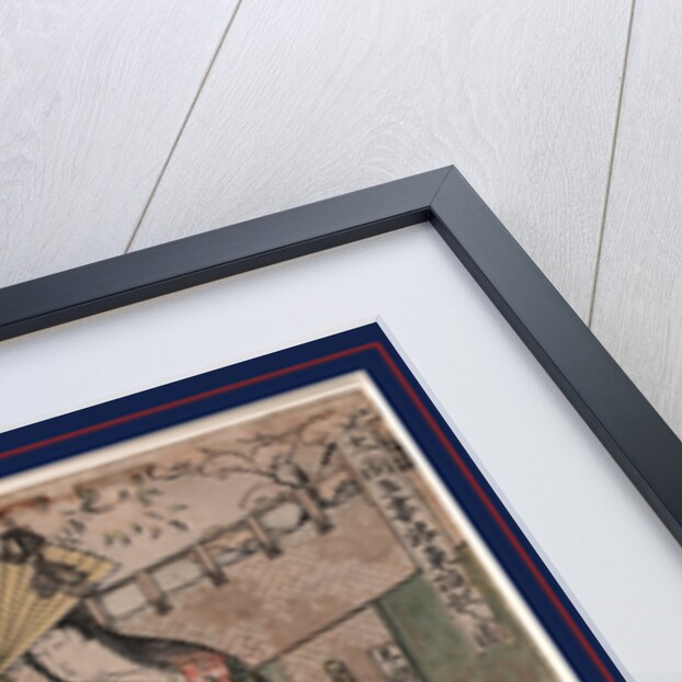 Taiko gosai rakuto yukan no zu, Hideyoshi and his wives by Kitagawa Utamaro