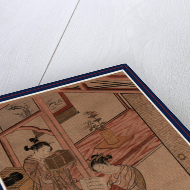 Zashiki No Yujo to Kamuro, Courtesan and Kamuro in a Parlour by Anonymous