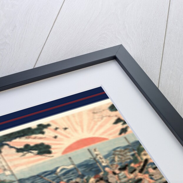 Washu nyoirindo kassen, Battle at the Nyoirin Hall (Nyoririn Temple) in Washu by Katsukawa Shuntei