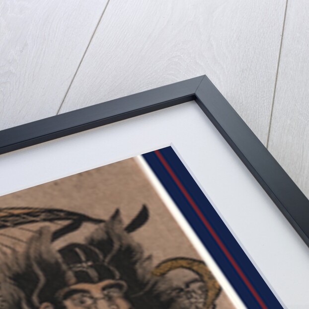 Shoki to Yujo No Aiaigasa, Shoki and a Courtesan Beneath an Umbrella by Anonymous