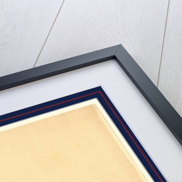 Mouse, Facing Front, Sitting on a Mallet with Red Ribbon Through a Hole in the Handle. by Anonymous