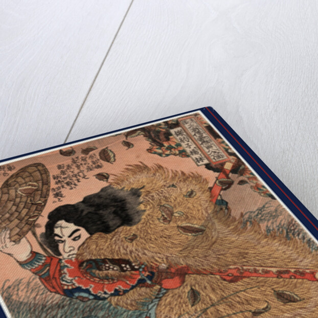 Kinhyoshi yorin, hero of the Suikode by Utagawa Kuniyoshi