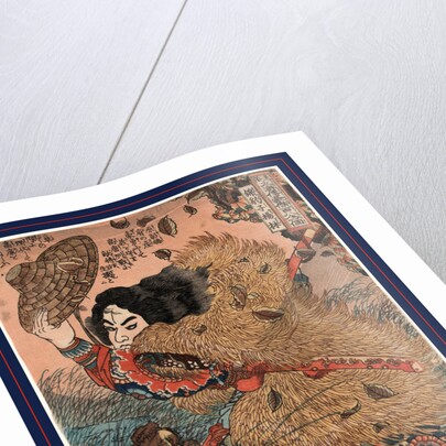 Kinhyoshi yorin, hero of the Suikode by Utagawa Kuniyoshi