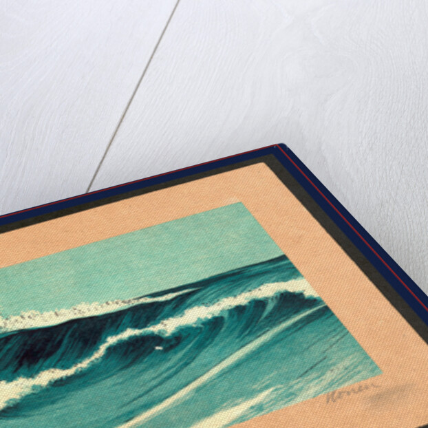 Hato zu, Ocean waves by Uehara Konen