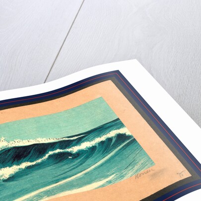 Hato zu, Ocean waves by Uehara Konen