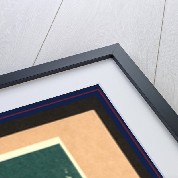 Uchu no sinkyo, Rain over sacred bridge (shinkyo) by Uehara Konen