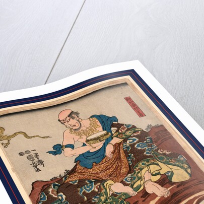 Nakasaina sonja, Actor in the role of Nakasaina Sonja by Utagawa Kuniyoshi