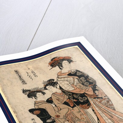 Yotsumeya uchi kinshu, The Courtesan Kinshu of Yotsumei-ya by Isoda Koryusai