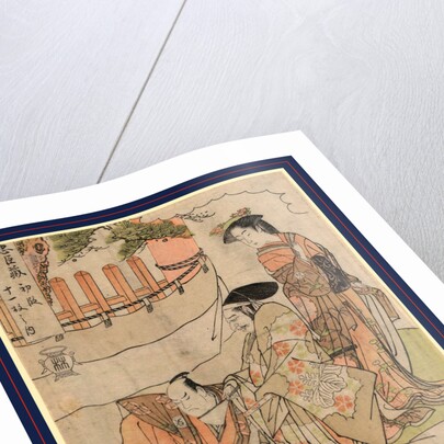 Shodan, First scene by Katsukawa Shunsho