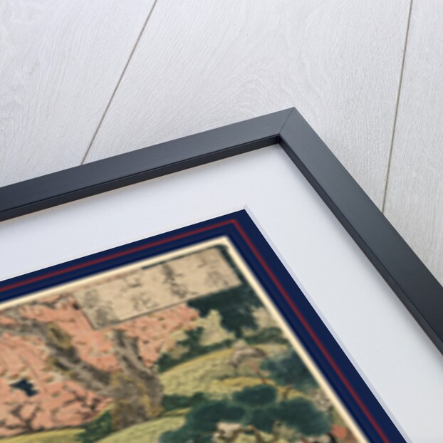 Women Carrying Umbrellas and Offerings at the Head of a Procession During a Cherry Blossom Festival by Anonymous