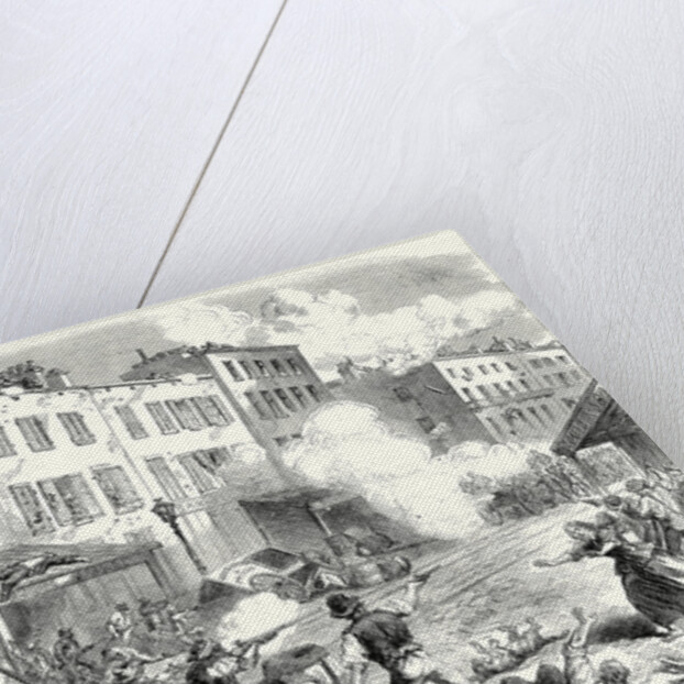 The Riots in New York: Conflict Between the Military and the Rioters in First-Avenue 15 August 1863 by Anonymous