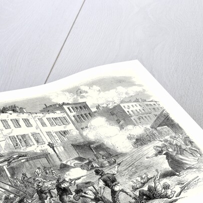 The Riots in New York: Conflict Between the Military and the Rioters in First-Avenue 15 August 1863 by Anonymous