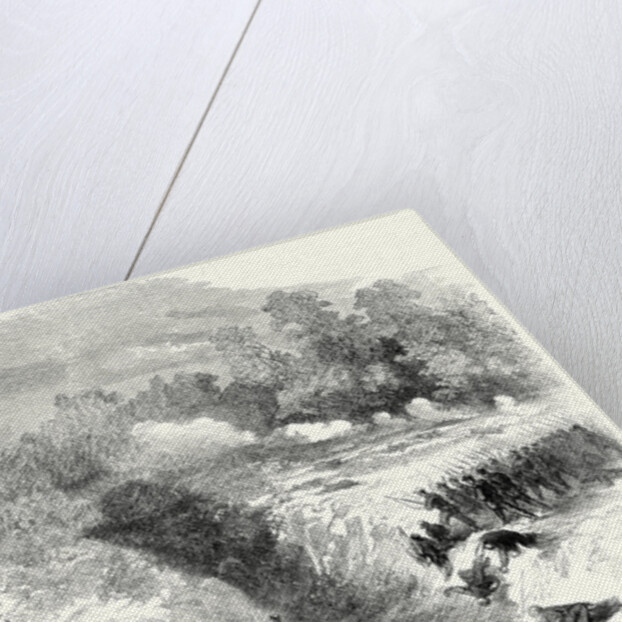 The Civil War in America: Attack on the Confederate Batteries at Bull Run by the 27th and 14th New York Regiments 17 August 1861 by Anonymous