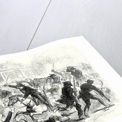The Civil War in America Gallant Charge of Federal Cavalry Into Fairfax Courthouse Virginia 22 June 1861 by Anonymous