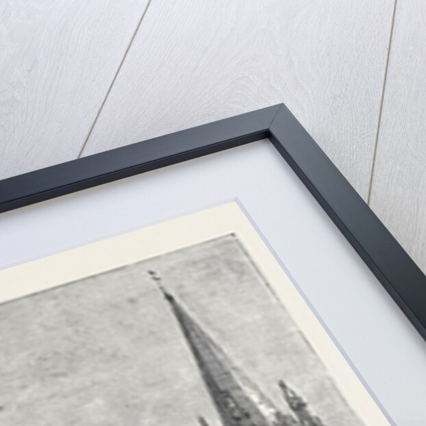 Oxford: St. Mary's Church, and the Radcliffe from the Quad at Brasenose by Anonymous