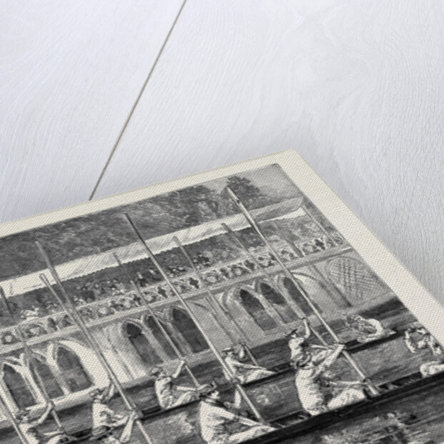 Oxford: Procession Night, the Boats Saluting the Head of the River in Front of the 'Varsity Barge by Anonymous