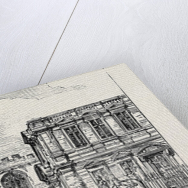 Oxford: The Old Ashmolean, the Sheldonian Theatre, from Broad Street by Anonymous