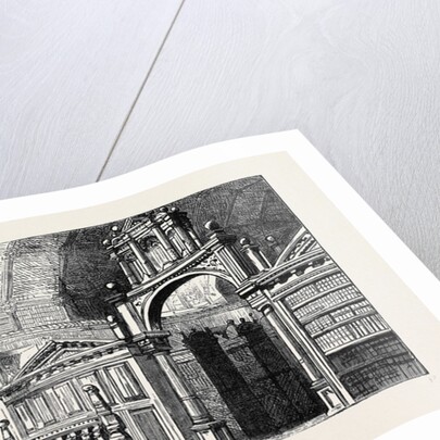 Oxford: Library, Merton College by Anonymous