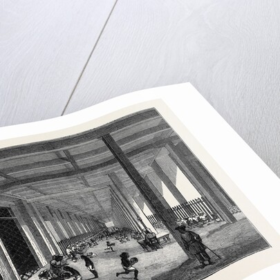 The Indo-Chinese Opium Trade, at an Opium Factory at Patna: The Balling Room by Anonymous