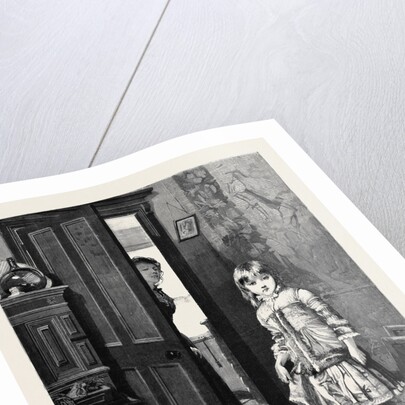 My First Sitting: A Shy Sitter from the Picture by Horace H. Cauty by Anonymous