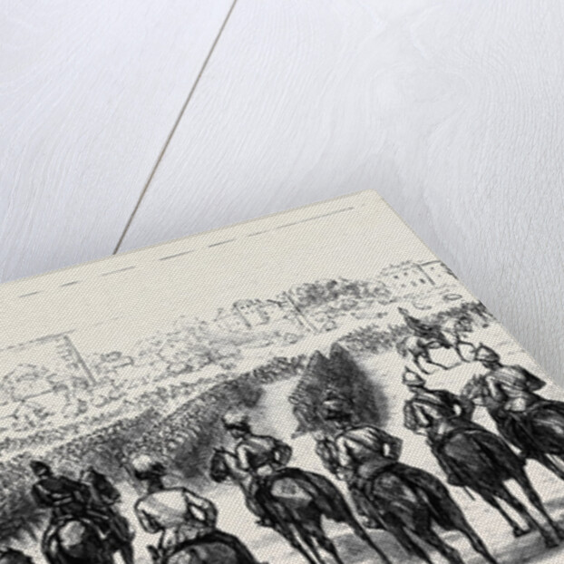 The Royal Visit to Great Yarmouth: The Prince of Wales Reviewing the Norfolk Artillery Militia by Anonymous