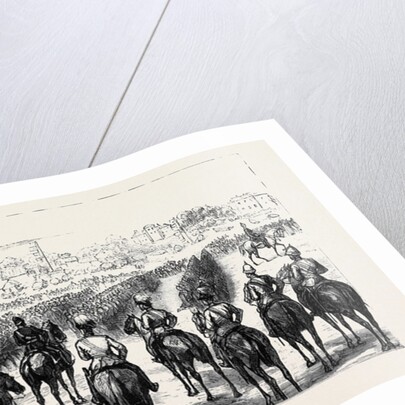 The Royal Visit to Great Yarmouth: The Prince of Wales Reviewing the Norfolk Artillery Militia by Anonymous