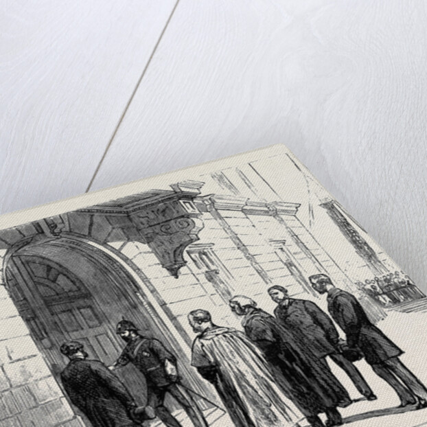 The Royal Visit to Great Yarmouth: The Prince of Wales Unlocking the Door of the New Municipal Buildings by Anonymous