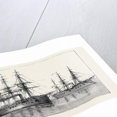 The Crisis in Egypt: The Anglo-French Squadron Proceeding in Company from Suda Bay to Alexandria by Anonymous