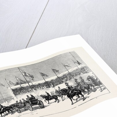 The Queen's Visit to Epping Forest: The Royal Procession Leaving Chingford Station by Anonymous