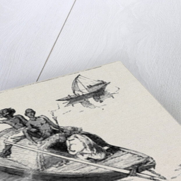 Round the World Yachting in the Ceylon, Calcutta: A Street with Booths in Calcutta; a Hooghly Boat by Anonymous