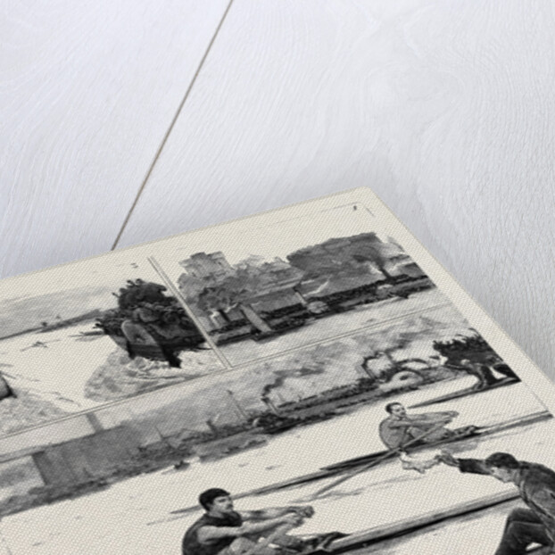 The Sculling Match on the Tyne Between Hanlan and Boyd for the Championship of the World by Anonymous
