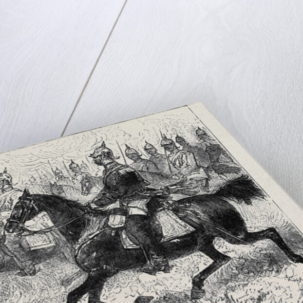 Autumn Manoeuvres of the Prussian Guards in the Altmark, 1863 by Anonymous