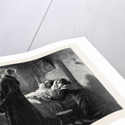 The Condition of Ireland: Mr. Forster Visiting a Victim of Captain Moonlight at Tulla, County Clare by Anonymous