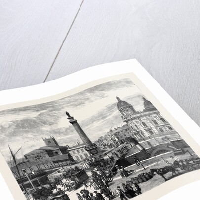 Hull: Whitefriargate Bridge and Wilberforce Monument by Anonymous