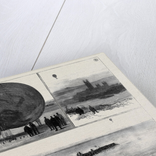 The Attempted Balloon Voyage Across the Channel by Anonymous