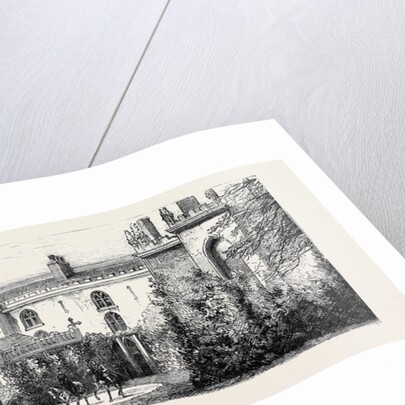The Empress of Austria at Combermere, Cheshire: Combermere Abbey by Anonymous