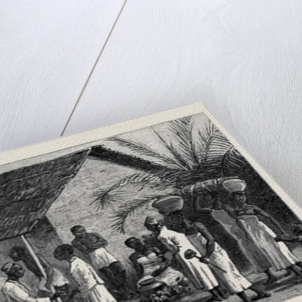 The Slave Trade on the East Coast of Africa: Released Slaves on the Universities' Mission Estate at Mbweni Near Zanzibar, Paying Wages by Anonymous