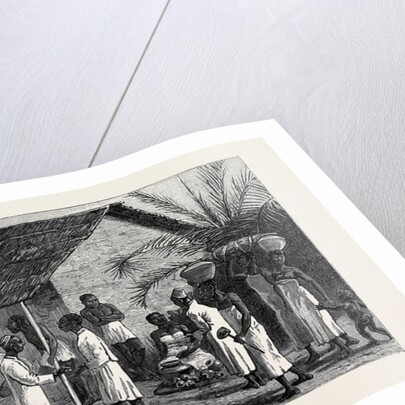 The Slave Trade on the East Coast of Africa: Released Slaves on the Universities' Mission Estate at Mbweni Near Zanzibar, Paying Wages by Anonymous