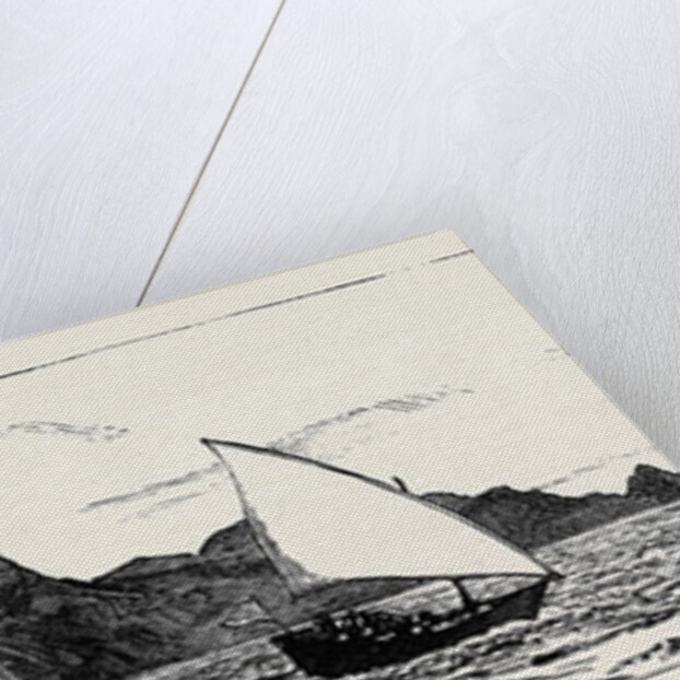 The Slave Trade on the East Coast of Africa: H.M.S. Philomel Chasing Slave Dhows in the Straits of Babel-Mandeb by Anonymous