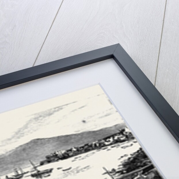 The Duke of Edinburgh in the Shetland Islands: Lerwick Harbour by Anonymous